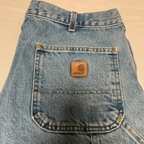 Carhartt B237 - Signature Denim Loose-Original Fit Jean 38x30 38 x 30 EUC - Picture 4 of 4